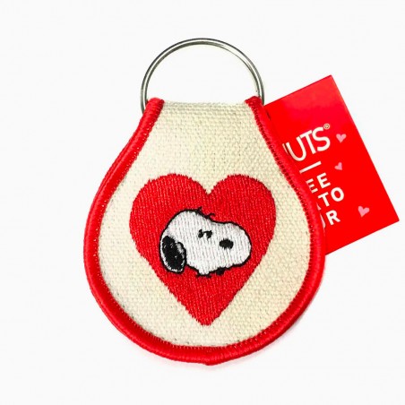Embroidered keychain Snoopy Love
