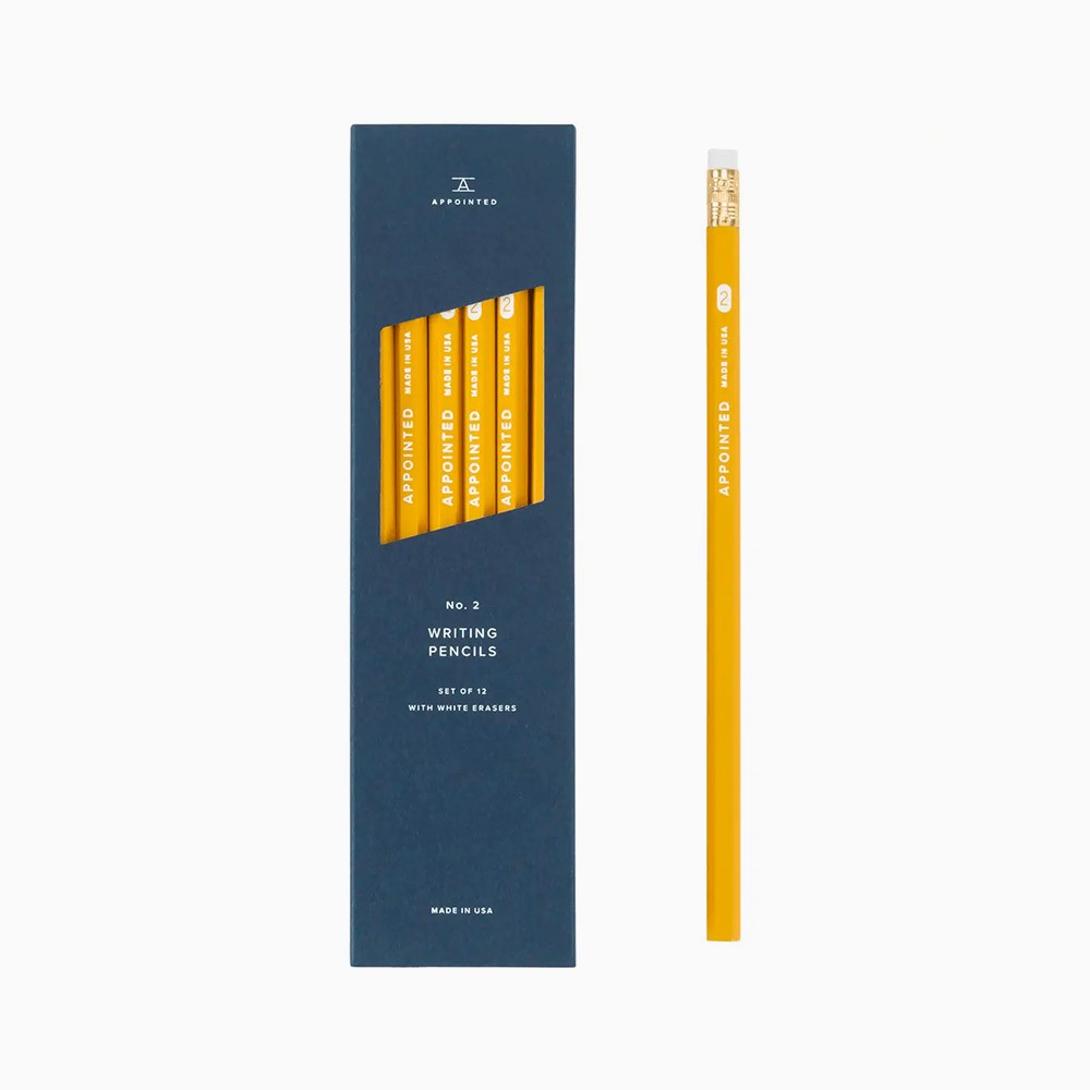 Set of 12 pencils No. 2 - Appointed - Made in the USA