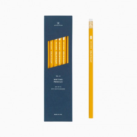 Coffret de 12 crayons no. 2 - Appointed - Fabriqué aux USA
