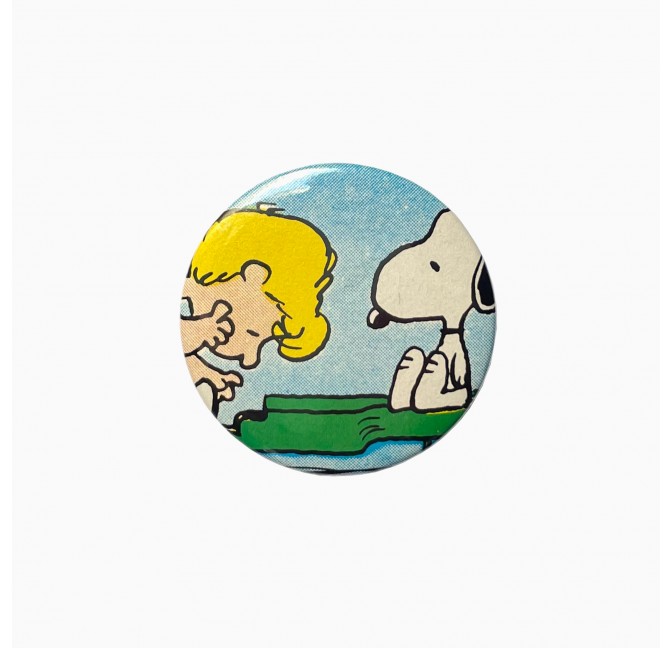 Badge Schroeder & Snoopy  Pièce unique en exclu chez Titlee