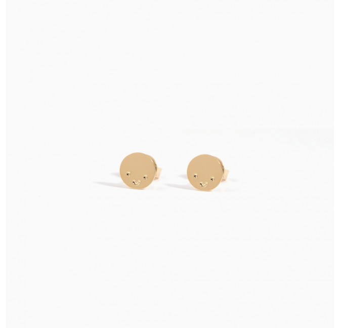 Smiley earrings - Titlee Paris x Mathilde Cabanas