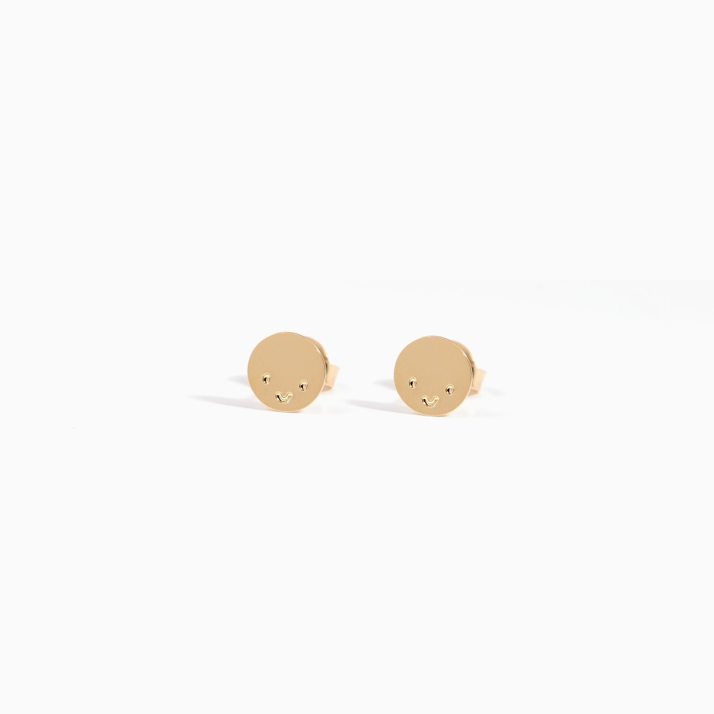 Smiley earrings - Titlee Paris x Mathilde Cabanas