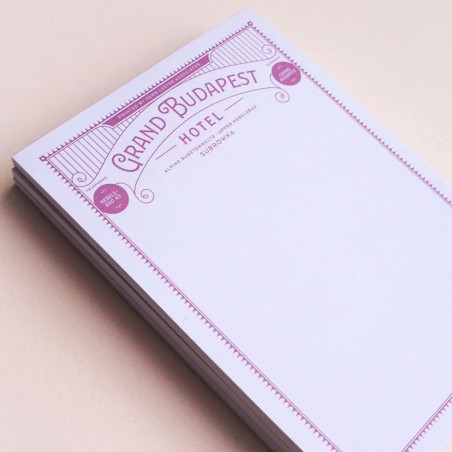 The Grand Budapest Hotel Notepad