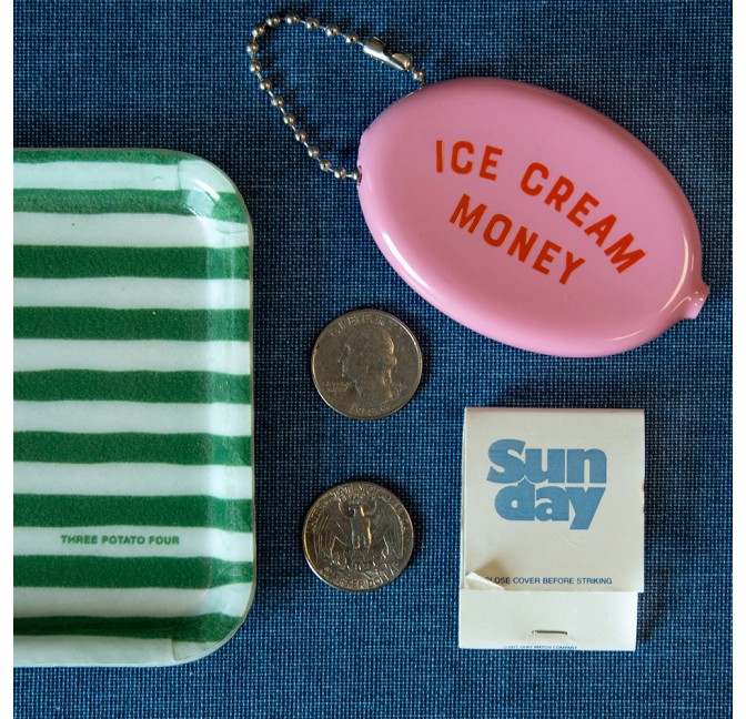 Ice Cream money coin pouch - Three Potato Four, exclusive at Titlee's