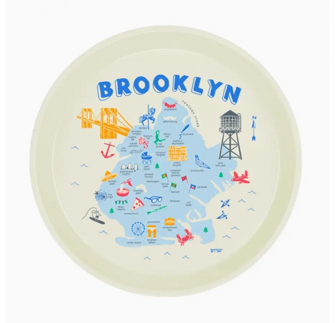 Round tray Brooklyn - Maptote at Titlee's