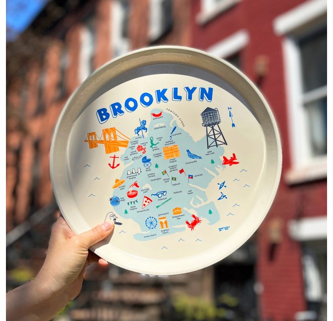 Plateau rond Brooklyn - Maptote chez Titlee