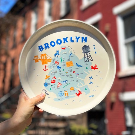 Round tray Brooklyn - Maptote at Titlee's