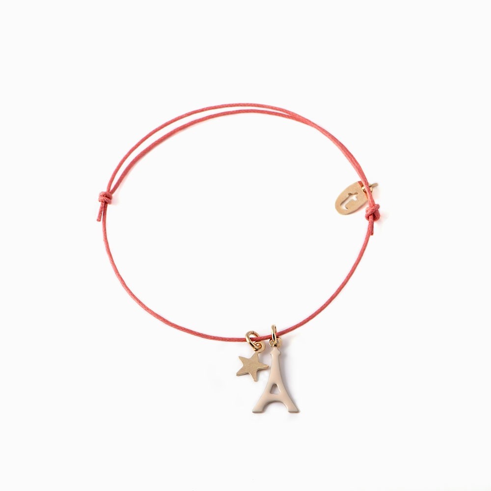 Paris by Night bracelet - peach - Titlee Paris