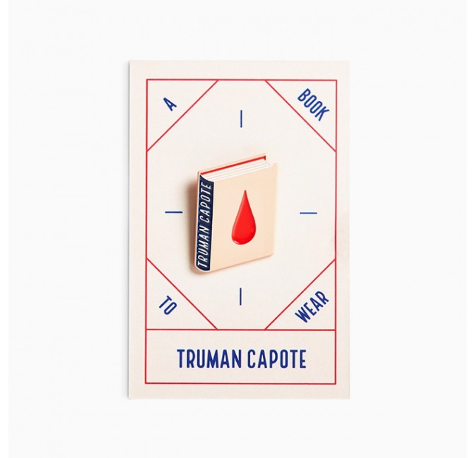Truman Capote enamel pin - Judy Kaufmann in Titlee