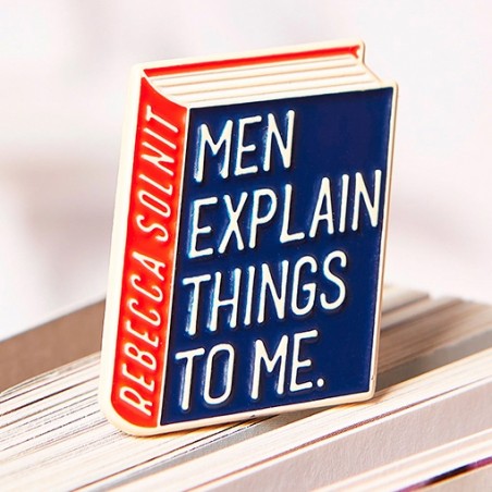 Men explain things to me enamel pin - Judy Kaufmann in Titlee