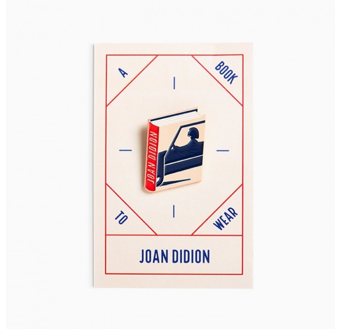 Joan Didion enamel pin - Judy Kaufmann in Titlee
