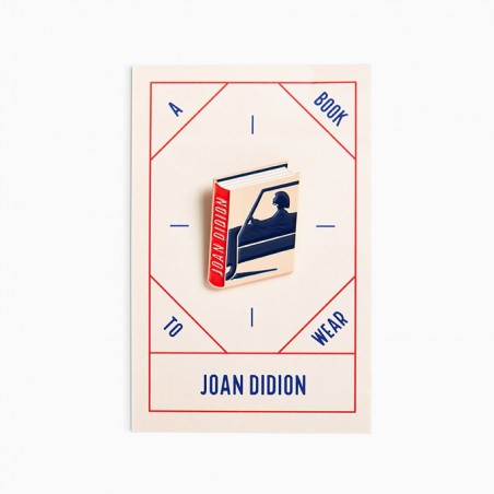Pin's Joan Didion - Judy Kaufmann chez Titlee