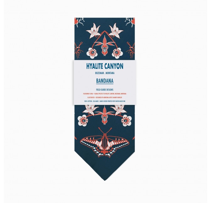 Hyalite Canyon Bandana - Field Guide Designs at Titlee's