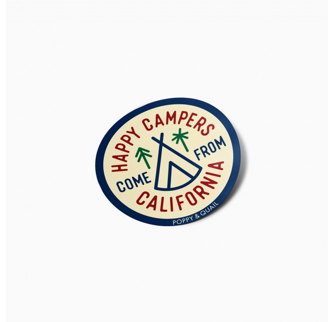 Sticker Happy Campers - Poppy & Quail chez Titlee