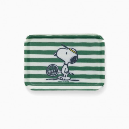 Mini Plateau Camtray Snoopy Tennis fabriqué aux Etats-Unis - Three Potato Four en exclu chez Titlee