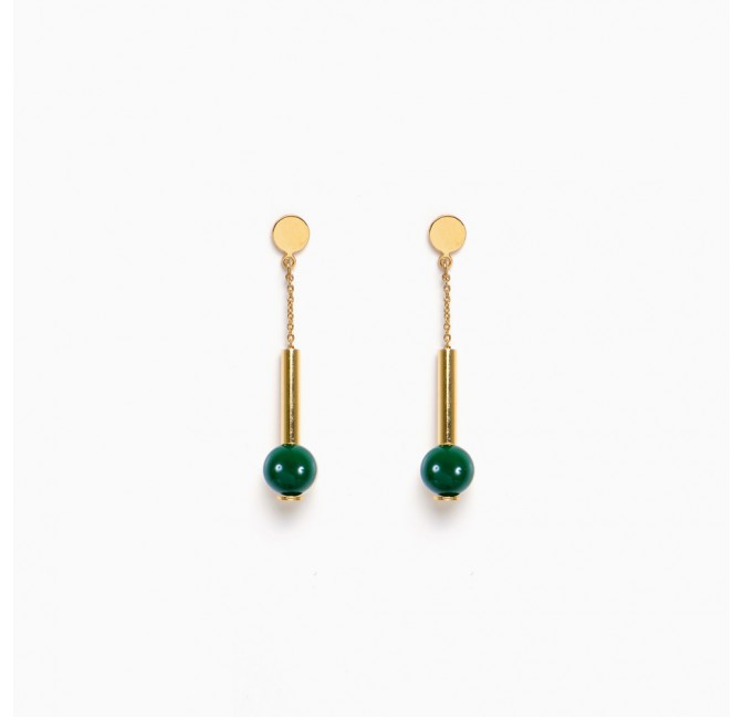 Ferris earrings green - Titlee Paris