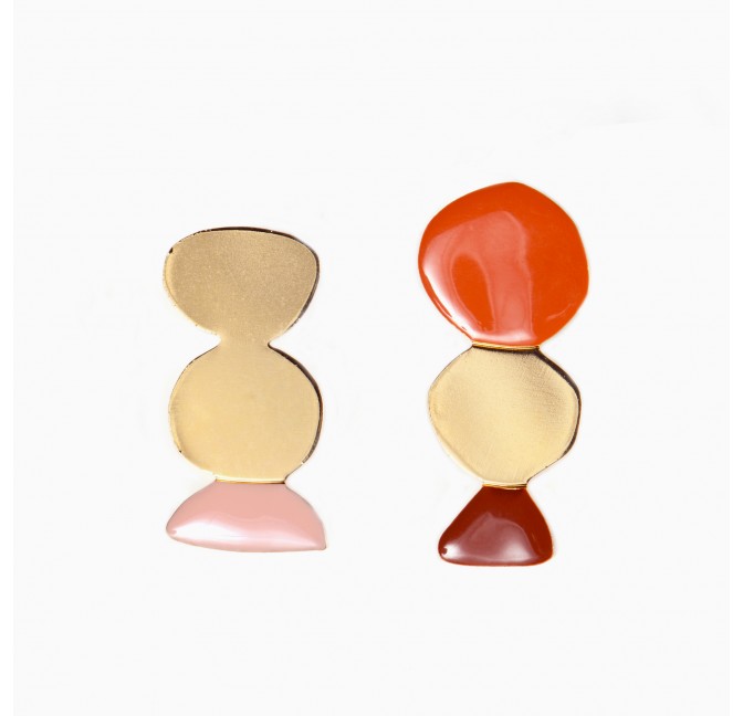 Boucles d'oreille Odd Shape - Titlee Paris x Donna Wilson