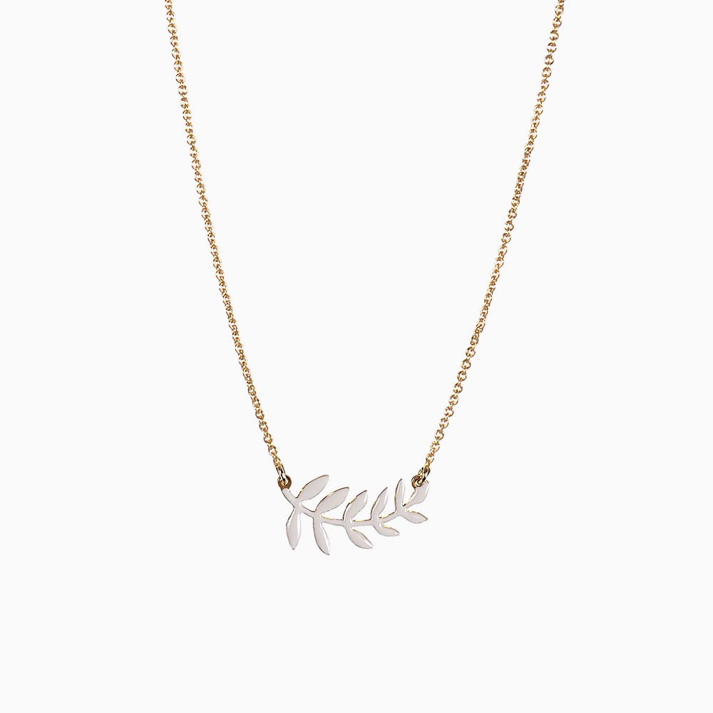 Twig necklace ivory - Titlee Paris x Lucille Michieli