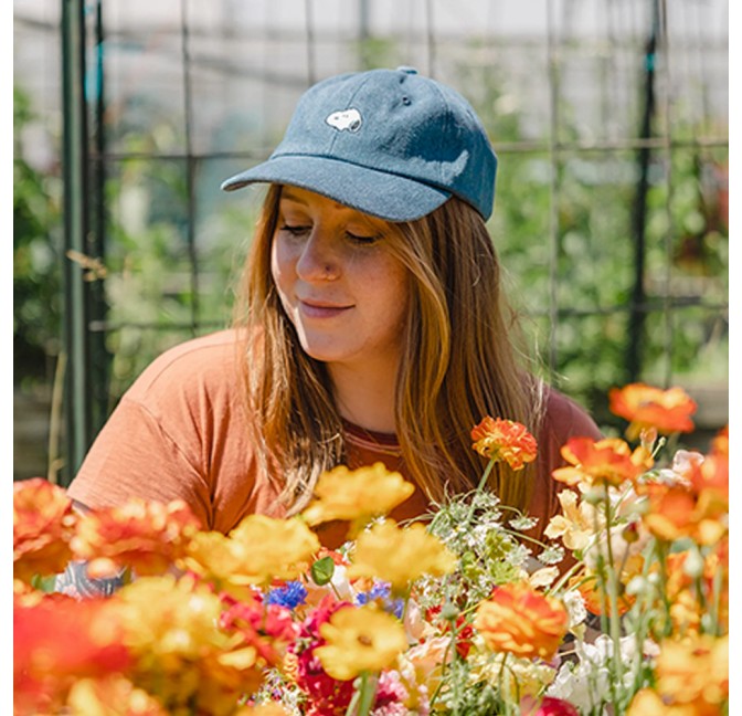 Embroidered Snoopy baseball cap - Three Potato Four at Titlee Paris