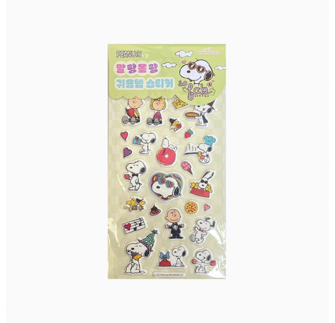 Stickers en volume Snoopy So Fab - Importés de Corée, chez Titlee Paris