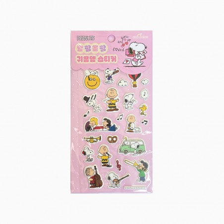 Soft touch Snoopy & The Peanuts stickers You are so loved