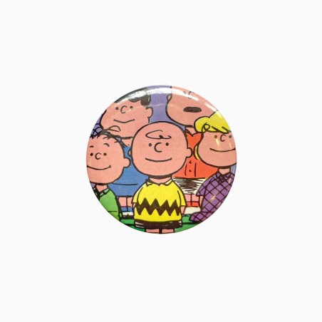 Charlie Brown at school photo badge (one-of-a-kind)