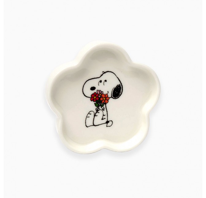 Vide poche en porcelaine Snoopy Flower - Magpie chez Titlee Paris