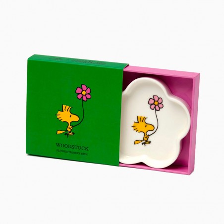 Flowered shaped ceramic shaped dish/tray Woodstock Flowers