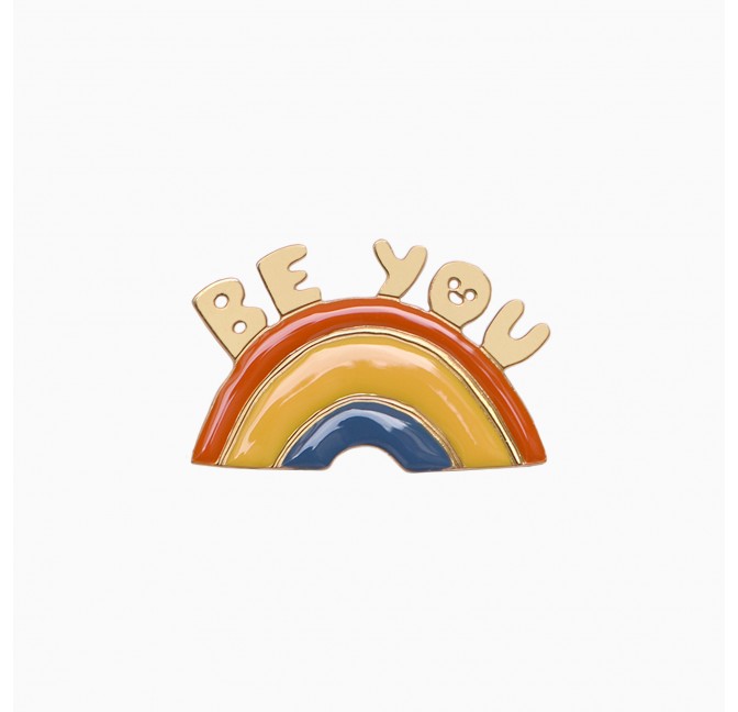 Rainbow enamel pin - Titlee Paris x Suey Ultman