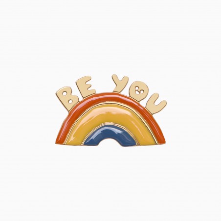 Rainbow enamel pin - Titlee Paris x Suey Ultman