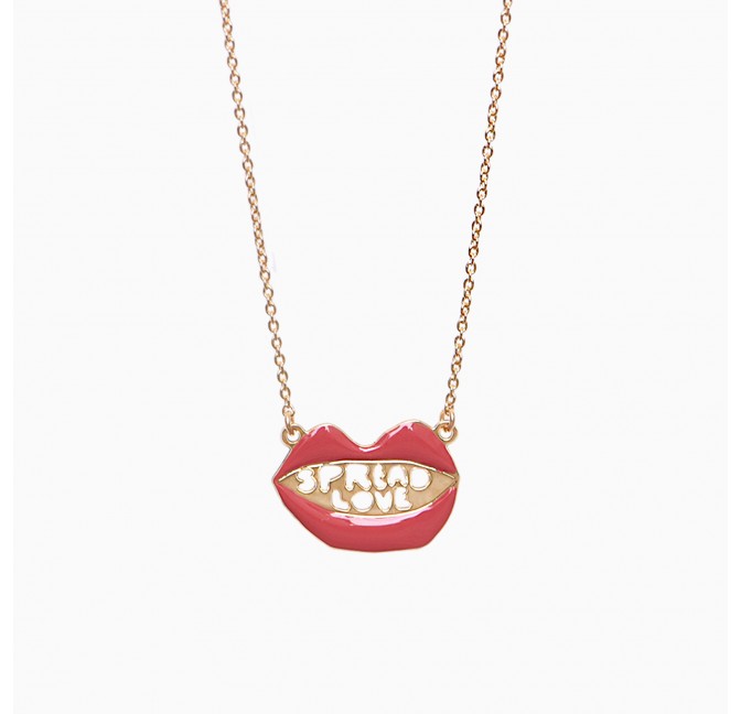 Spread Love necklace - Titlee Paris x Suzy Ultman