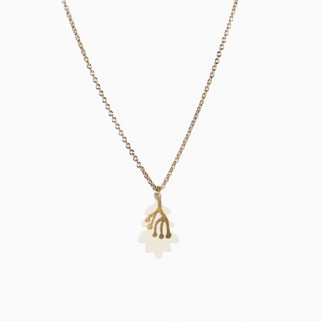 Leaves Necklace - off-white x Lucille Michieli