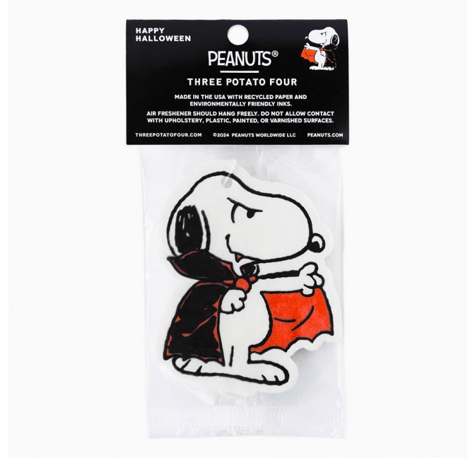 Désodorisant Snoopy Halloween - Three Potato Four en exclu chez Titlee