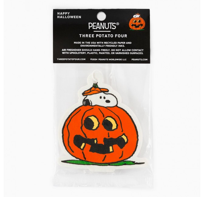 Désodorisant Snoopy Pumpkin Halloween - Three Potato Four en exclu chez Titlee