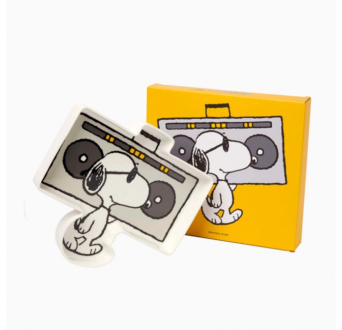 Shaped trinket tray Snoopy Music - Magpie