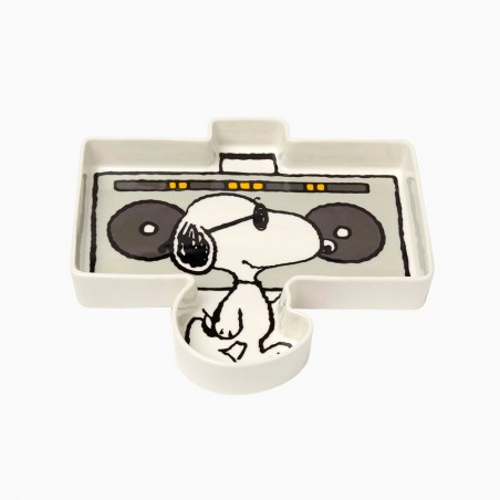 Grand vide-poche en porcelaine Snoopy Shaped Disk