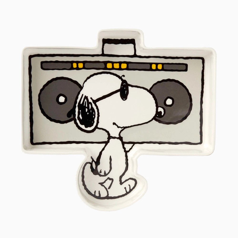 Shaped trinket tray Snoopy Music - Magpie