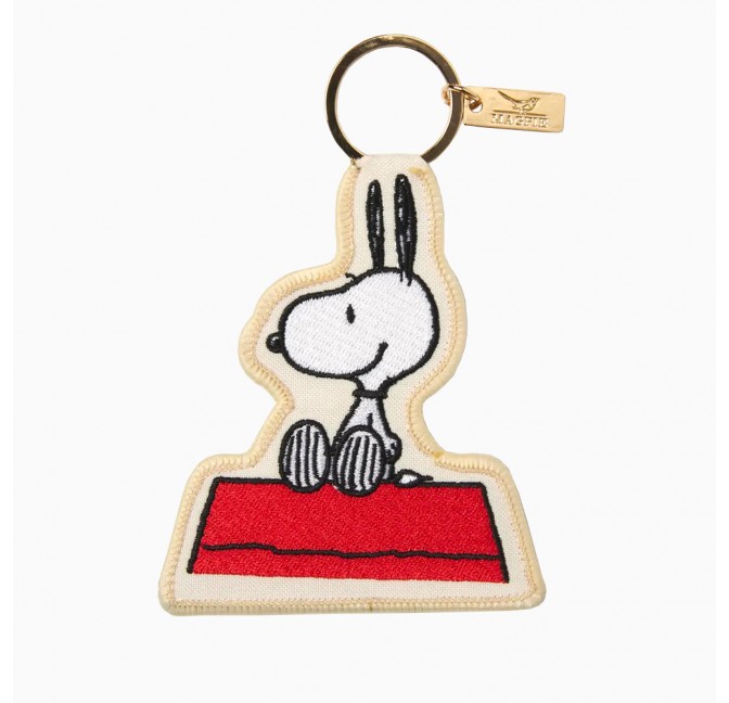 Grand porte-clés brodé Snoopy Home - Magpie