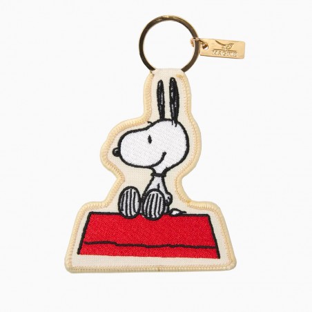 Grand porte-clés brodé Snoopy Home - Magpie