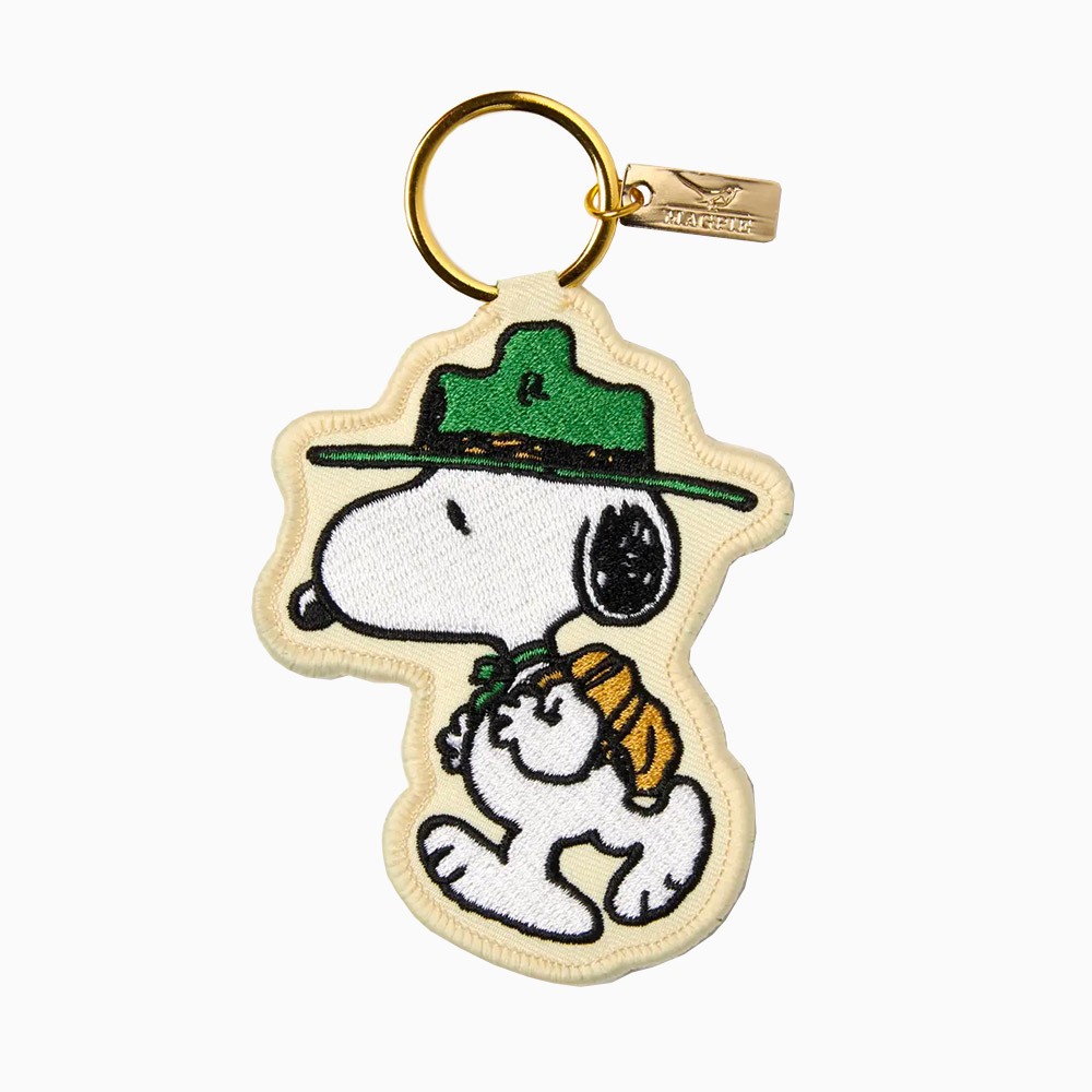 Grand porte-clés brodé Snoopy Scout - Magpie