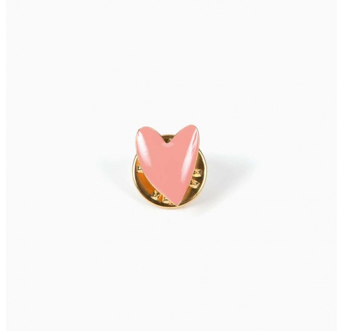 Cranberry peach enamel pin - Titlee Paris