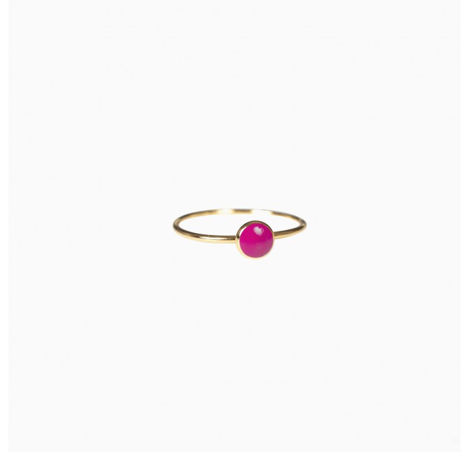 Barlow ring fuchsia pink - Titlee Paris