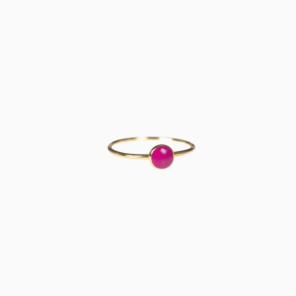 Bague Barlow fuchsia - Titlee Paris