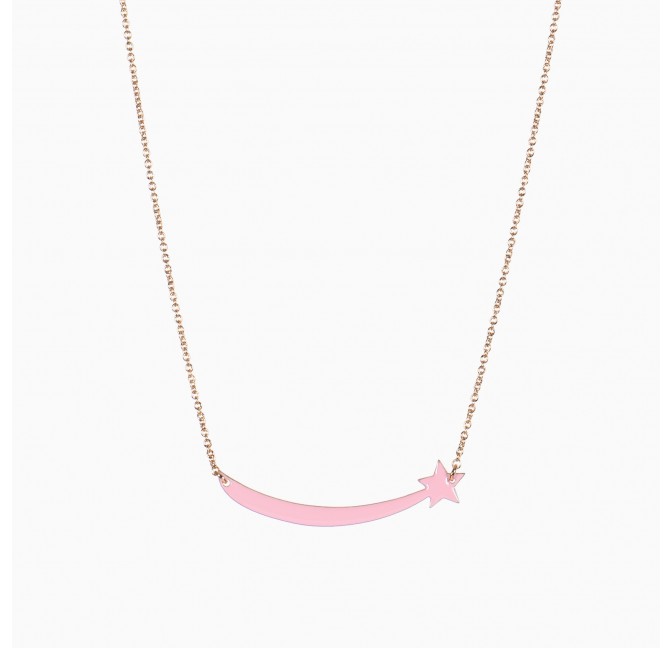 Collier Lowry bubble gum - Titlee Paris