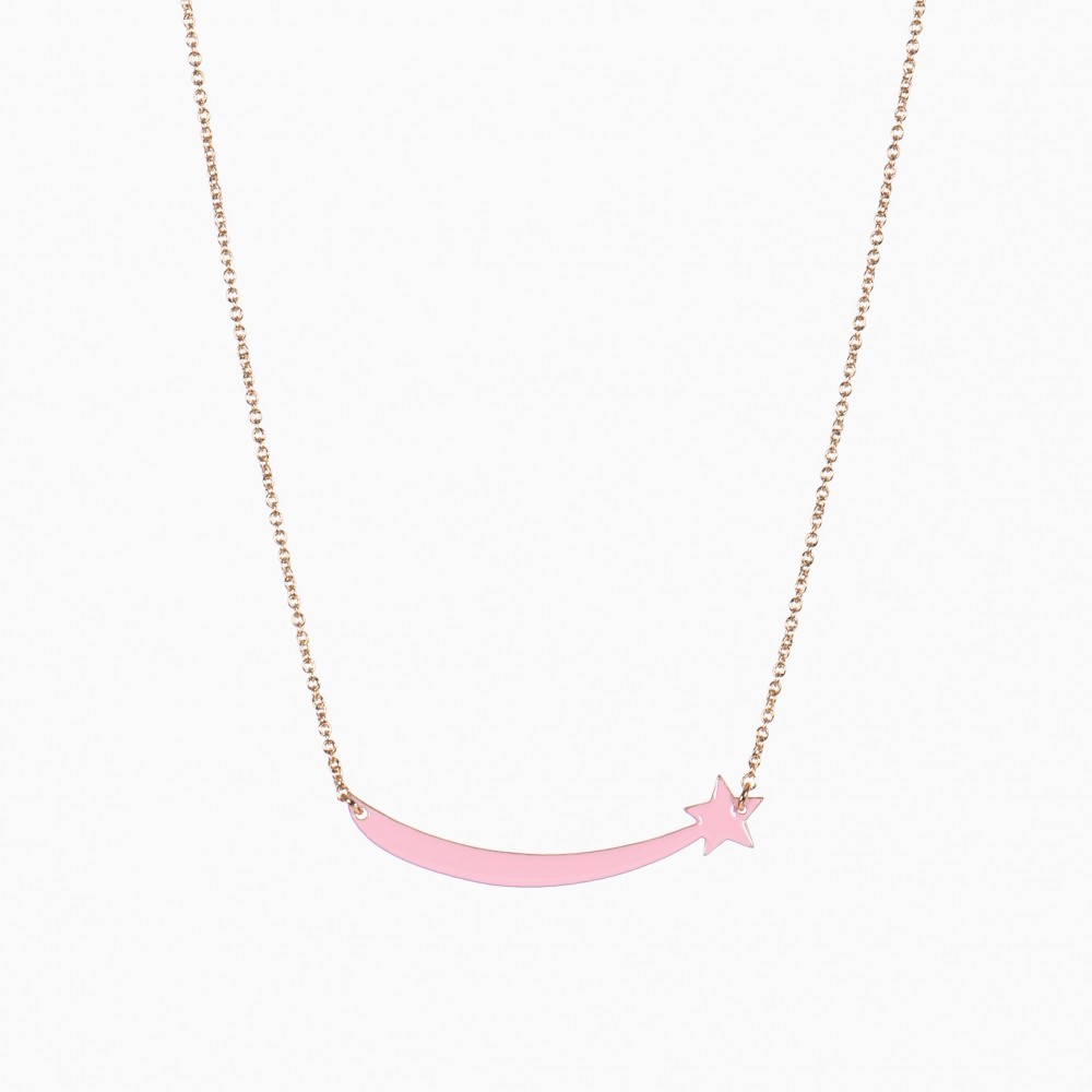 Collier Lowry bubble gum - Titlee Paris