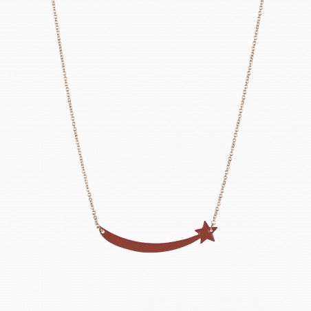 Lowry necklace cognac - Titlee Paris