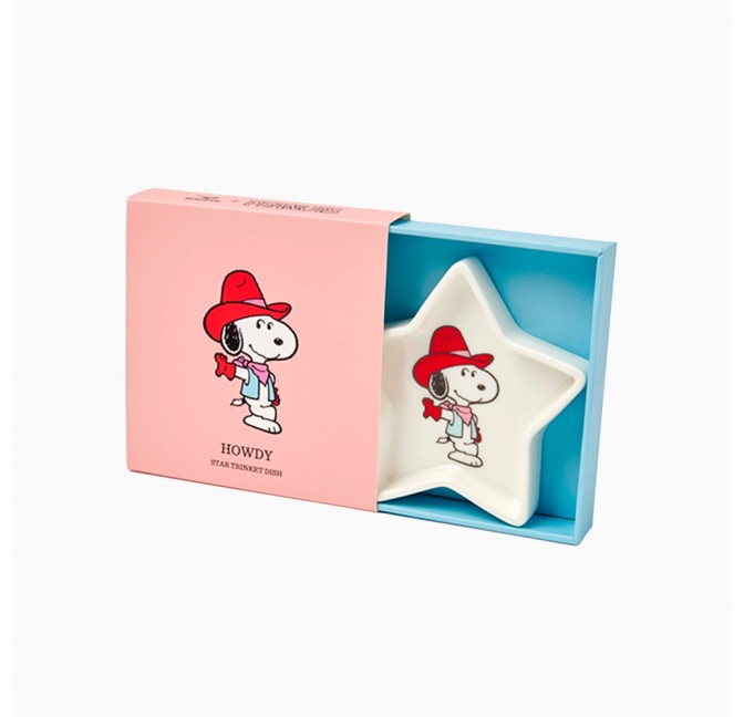 Vide poche en porcelaine Snoopy Howdy