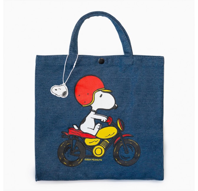 Sac shopping Snoopy Easy Rider - Three Potato Four chez Titlee Paris