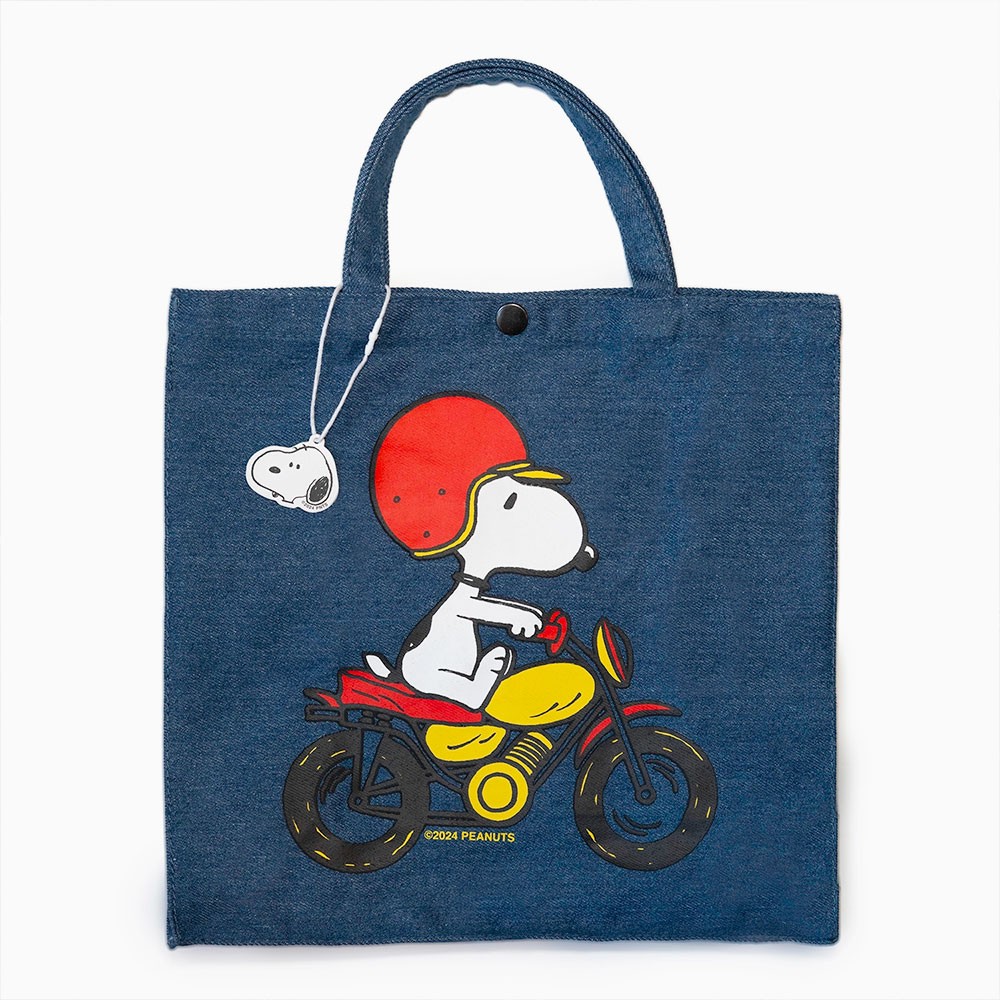 Sac shopping Snoopy Easy Rider - Three Potato Four chez Titlee Paris