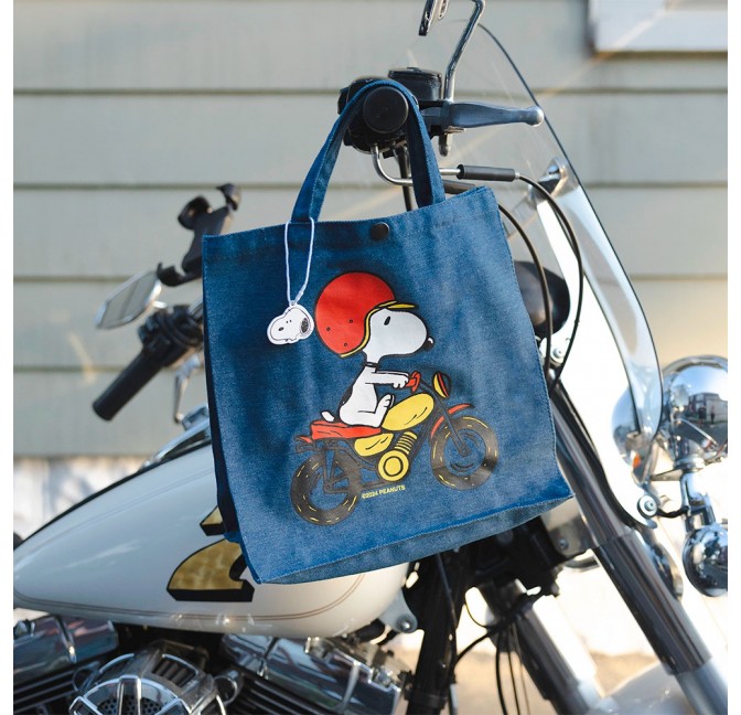 Sac shopping Snoopy Easy Rider - Three Potato Four chez Titlee Paris